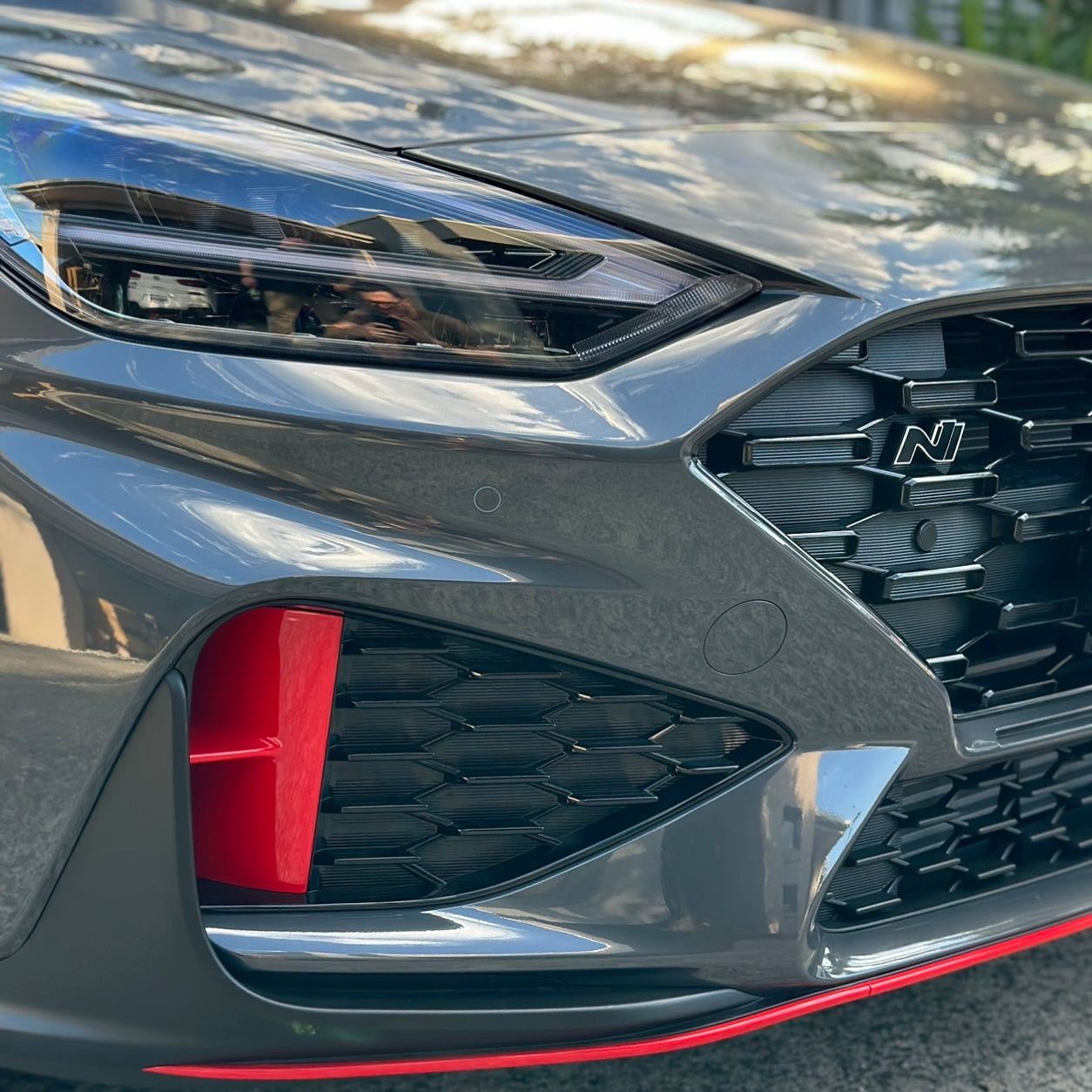2024+ i30N Hatchback Front Grill N Badge Overlay