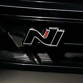 2024+ Elantra N Front Grill N Badge Overlay i30N Sedan