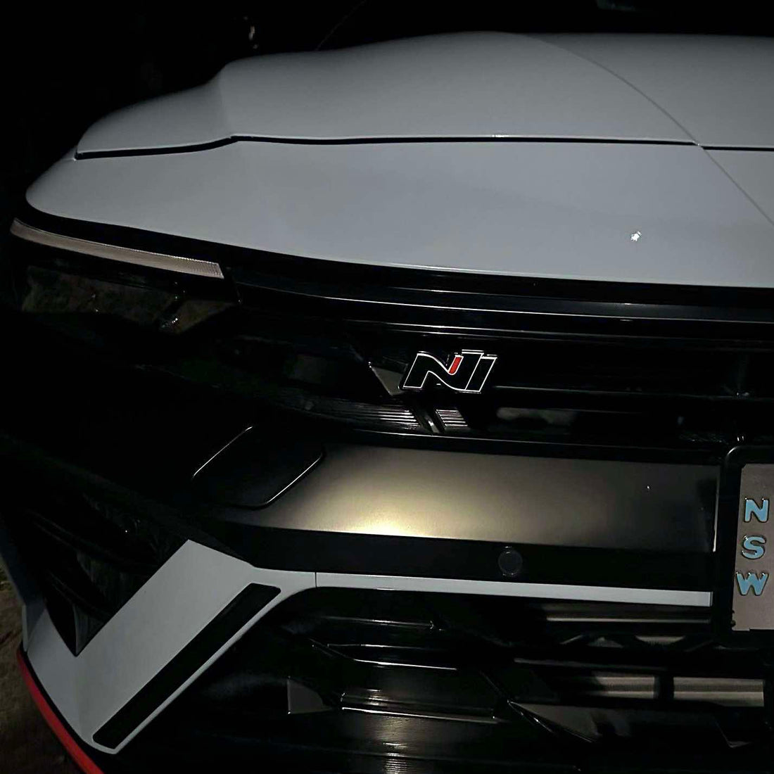 N Front 2024+ Elantra N Front Grill N Badge Overlay i30N Sedan – N Stickers
